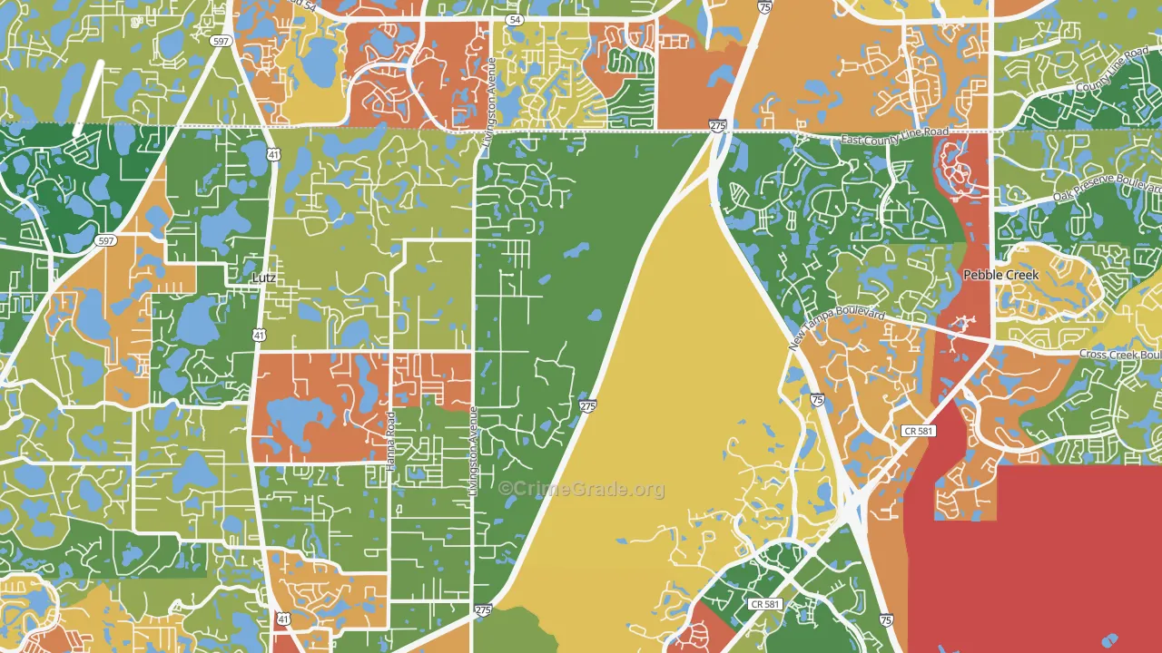 33559, FL Map of Theft Rates