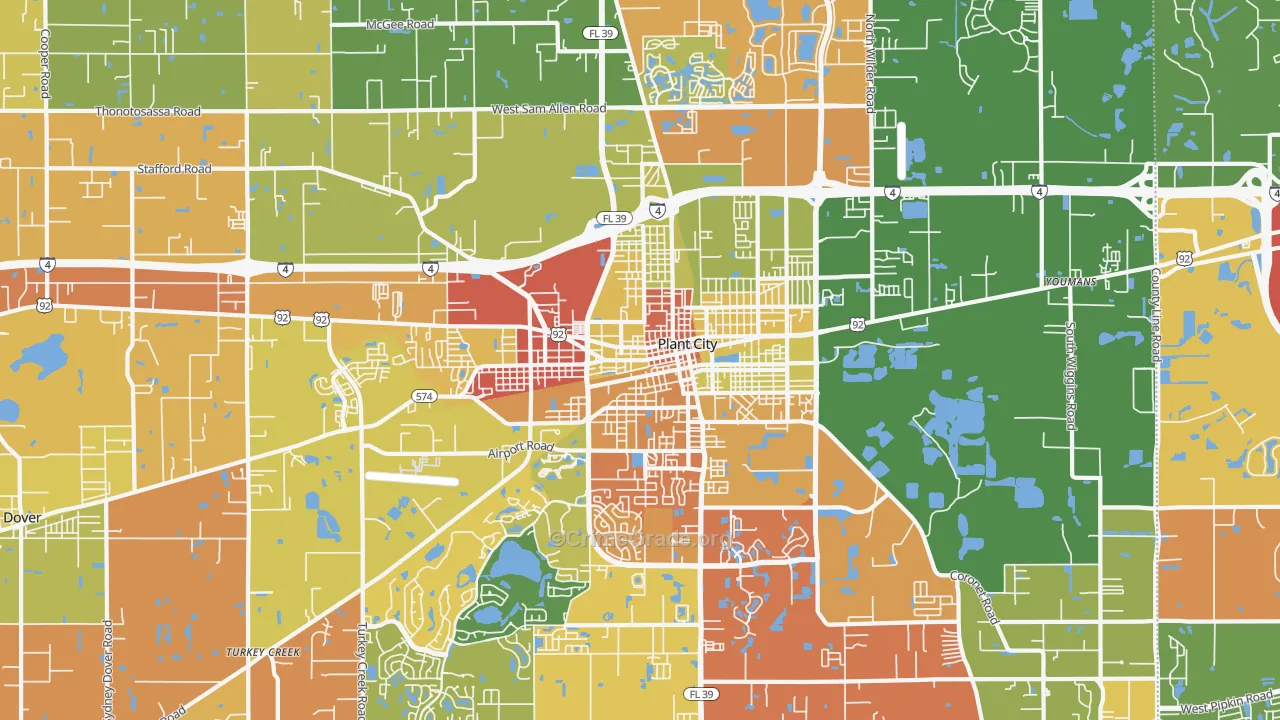 33563, FL Map of Theft Rates
