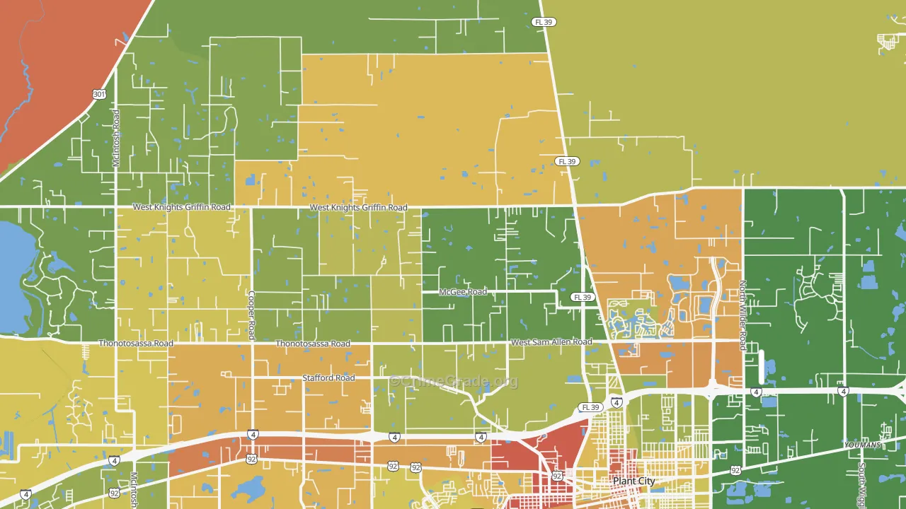 33565, FL Map of Theft Rates