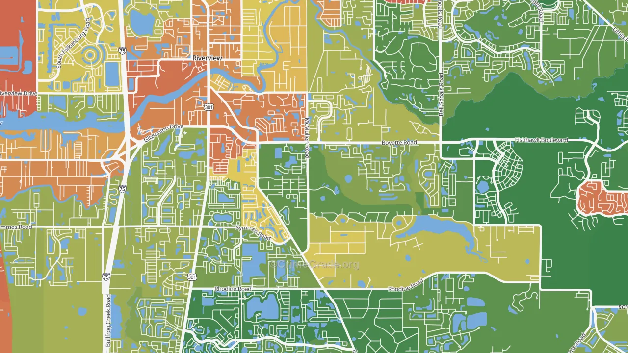 33569, FL Map of Theft Rates