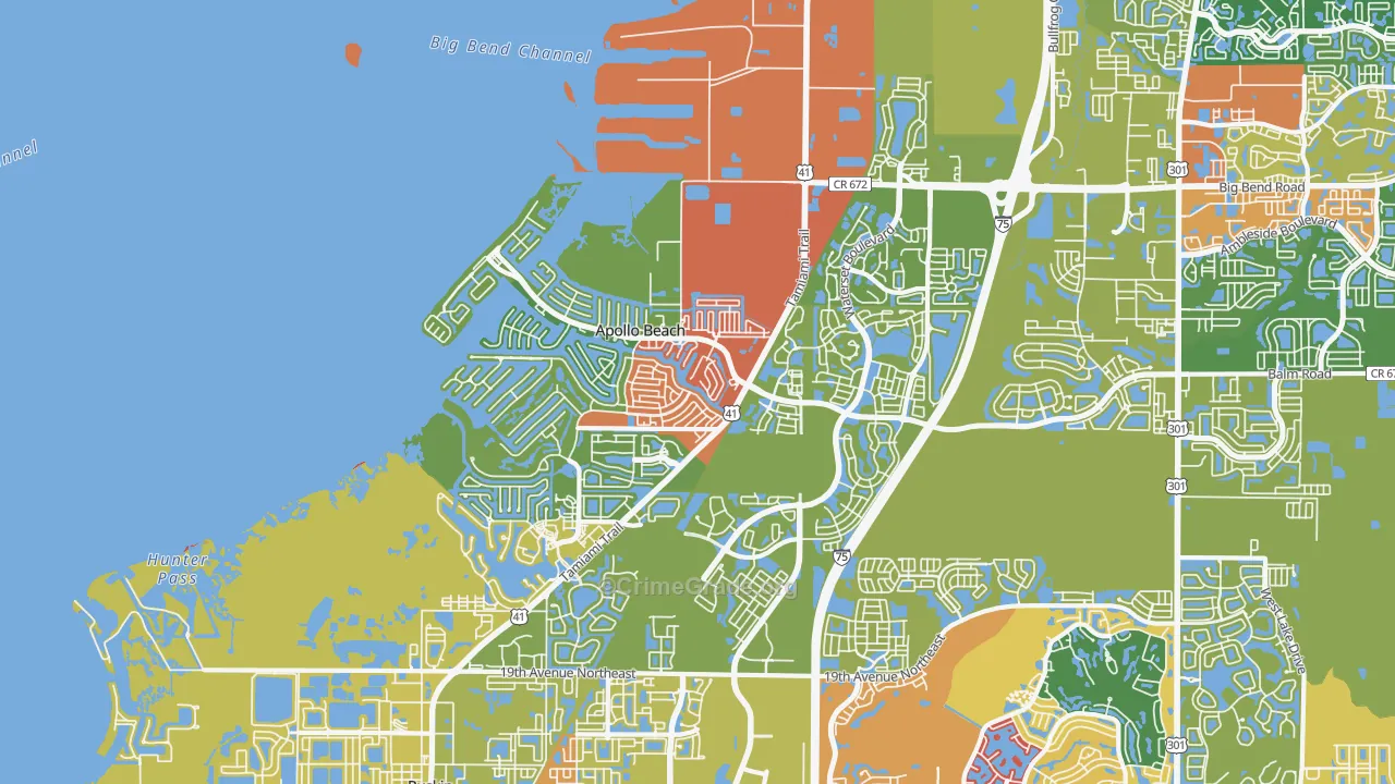 33572, FL Map of Theft Rates