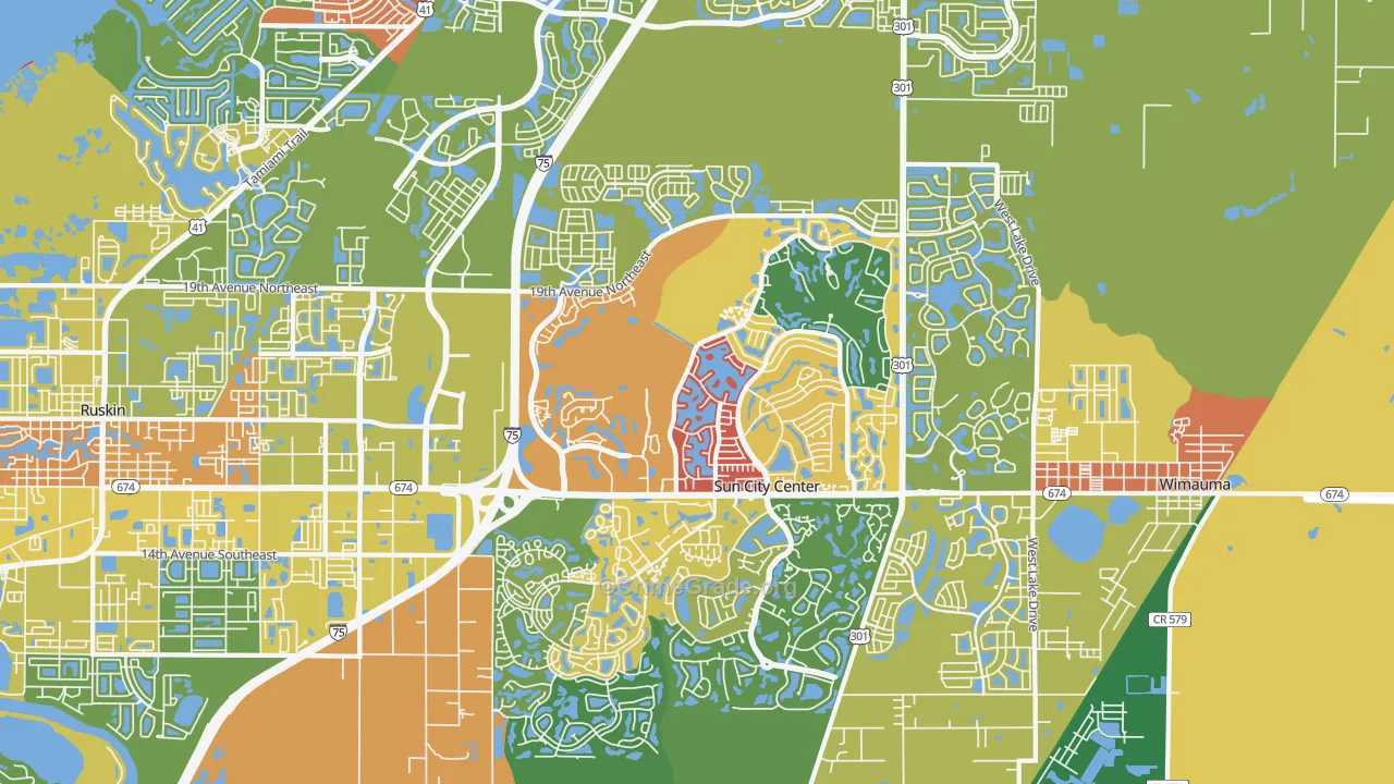 33573, FL Map of Theft Rates
