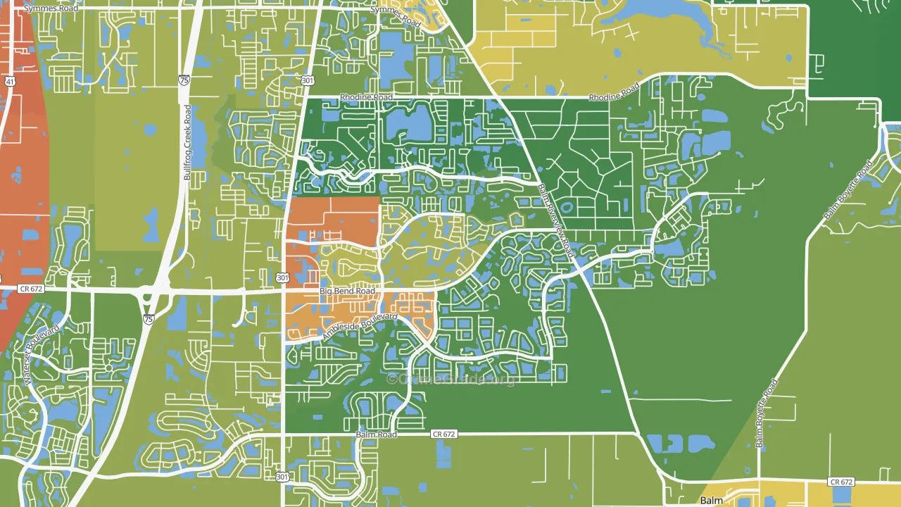 33579, FL Map of Theft Rates
