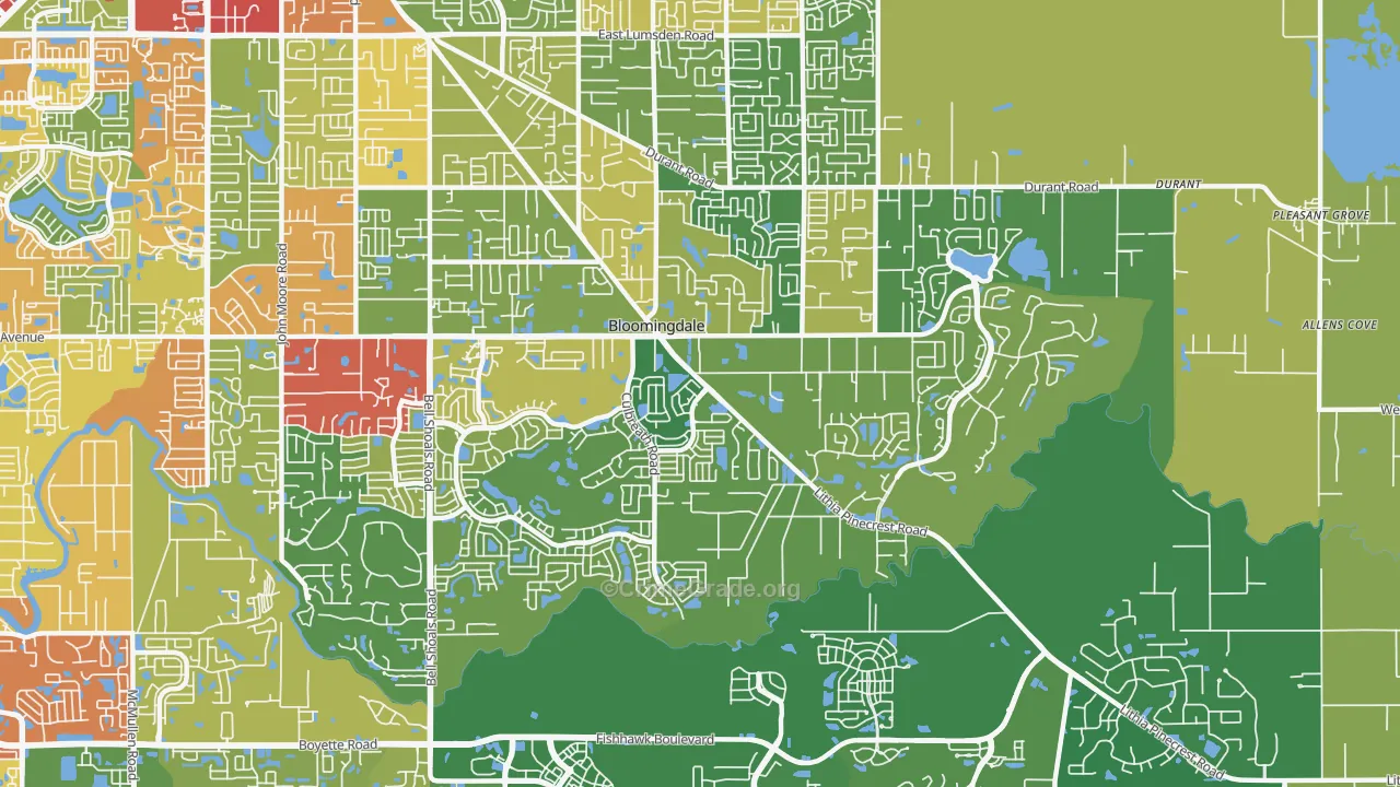 33596, FL Map of Theft Rates