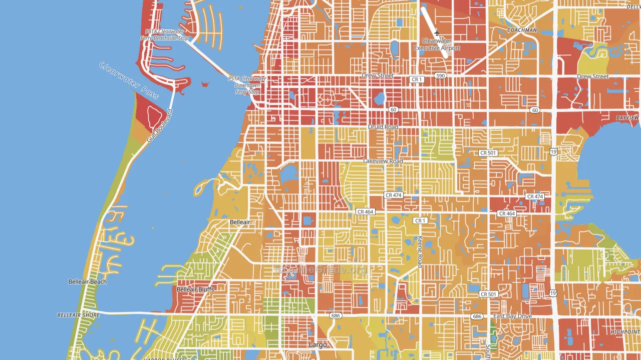 33756, FL Map of Theft Rates