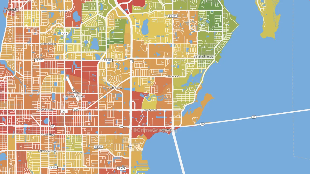 33759, FL Map of Theft Rates