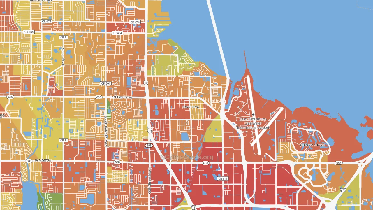 33760, FL Map of Theft Rates