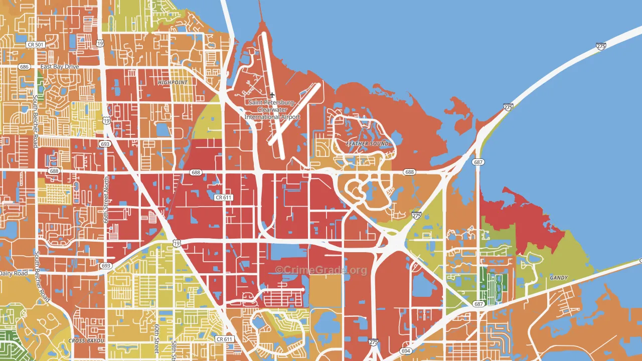 33762, FL Map of Theft Rates
