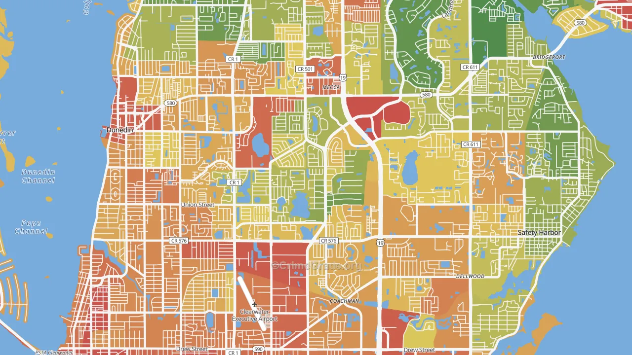 33763, FL Map of Theft Rates