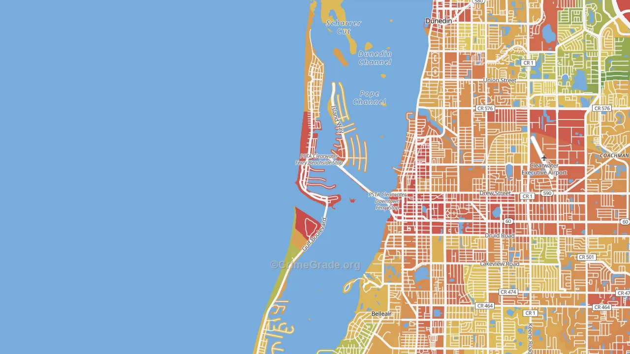 33767, FL Map of Theft Rates