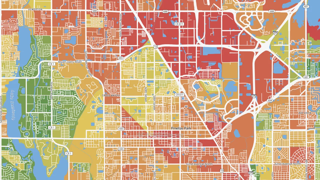 33782, FL Map of Theft Rates