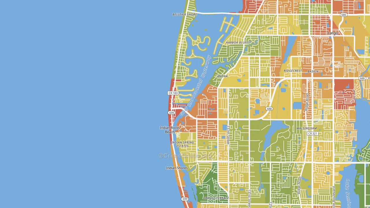 33785, FL Map of Theft Rates