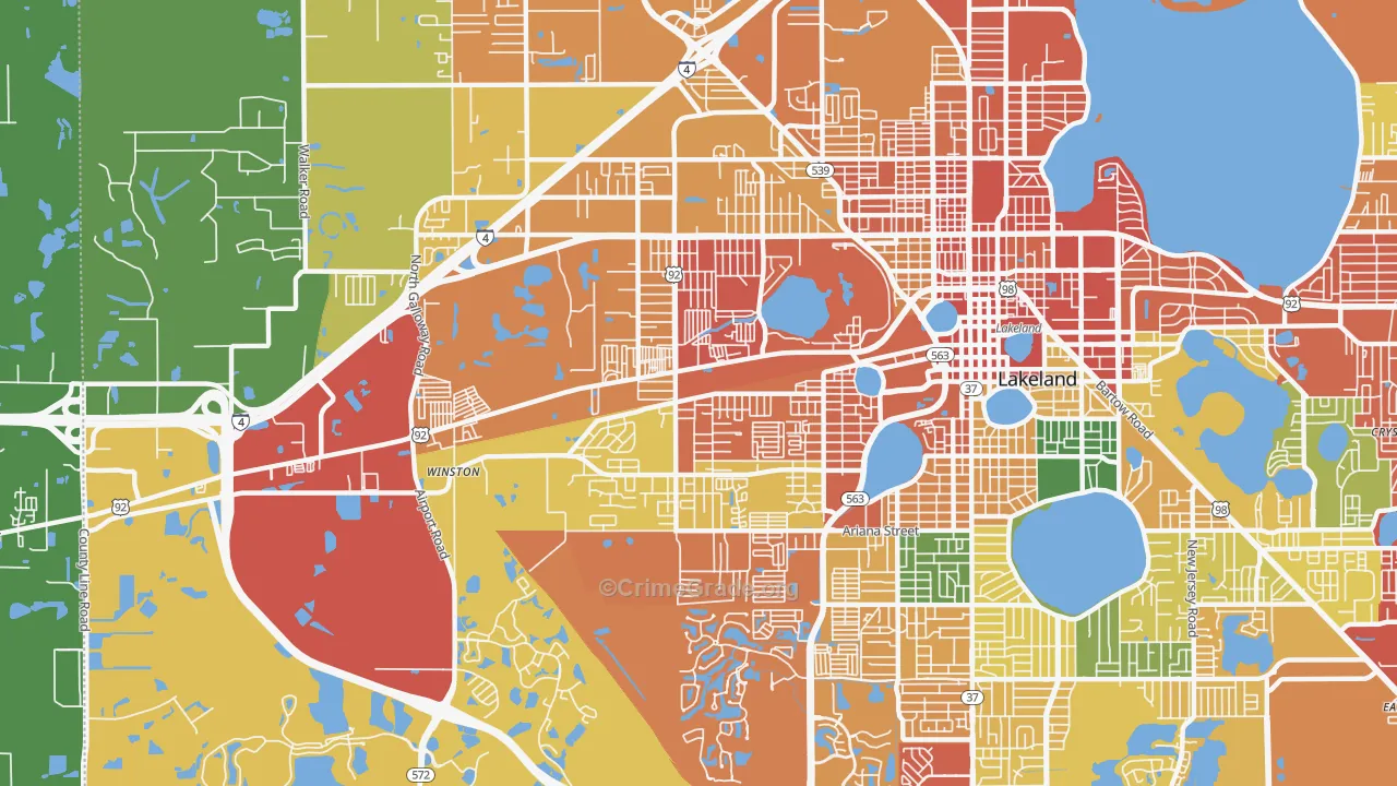 33815, FL Map of Theft Rates