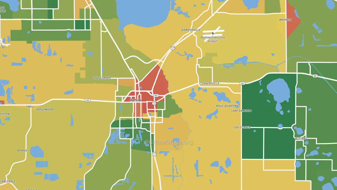 33830, FL Map of Theft Rates