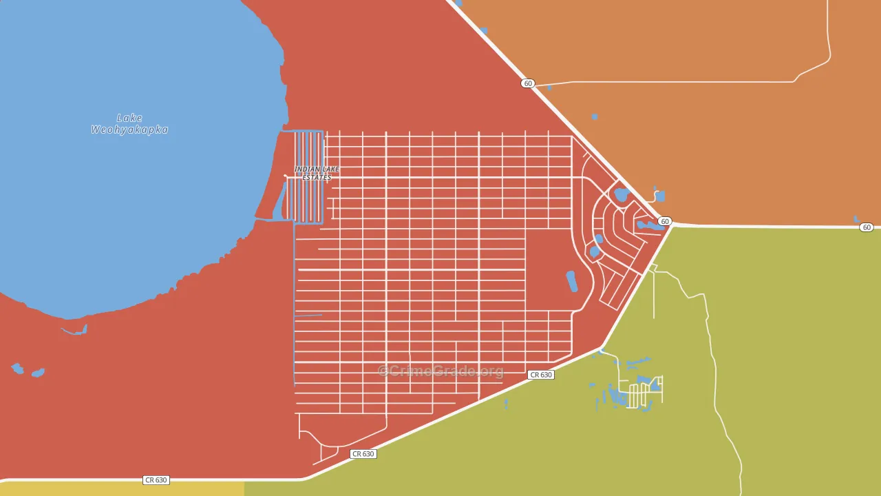 33855, FL Map of Theft Rates