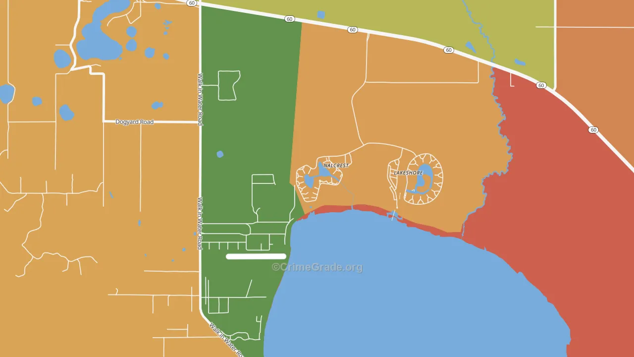 33856, FL Map of Theft Rates
