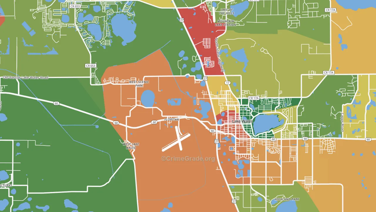 33859, FL Map of Theft Rates