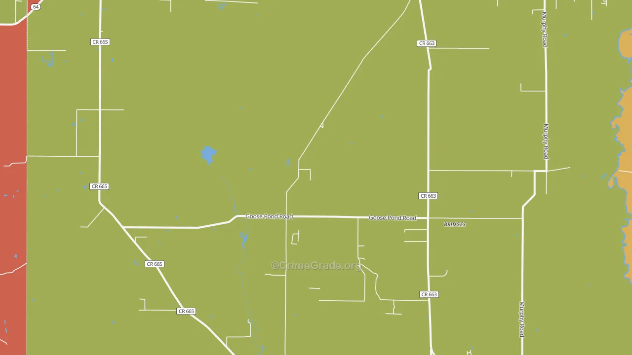 33865, FL Map of Theft Rates