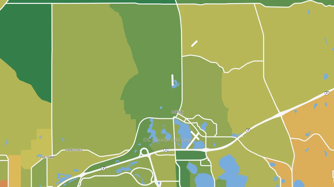 33868, FL Map of Theft Rates