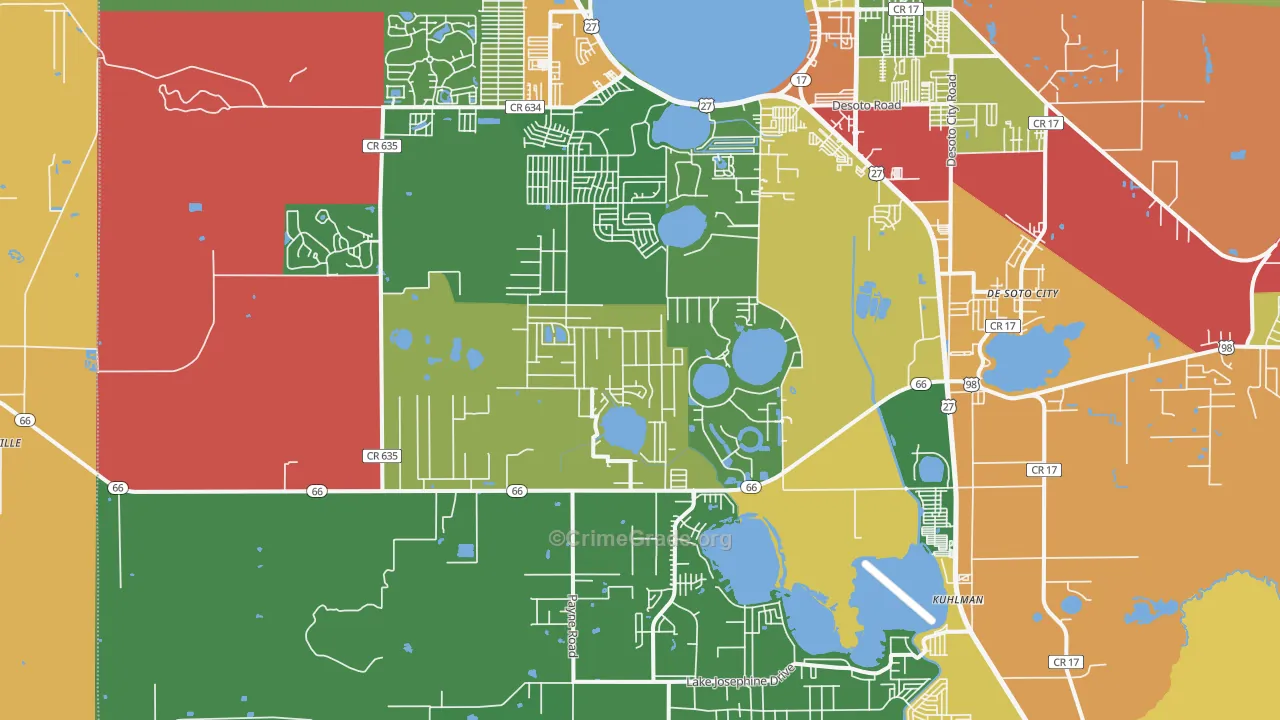 33875, FL Map of Theft Rates