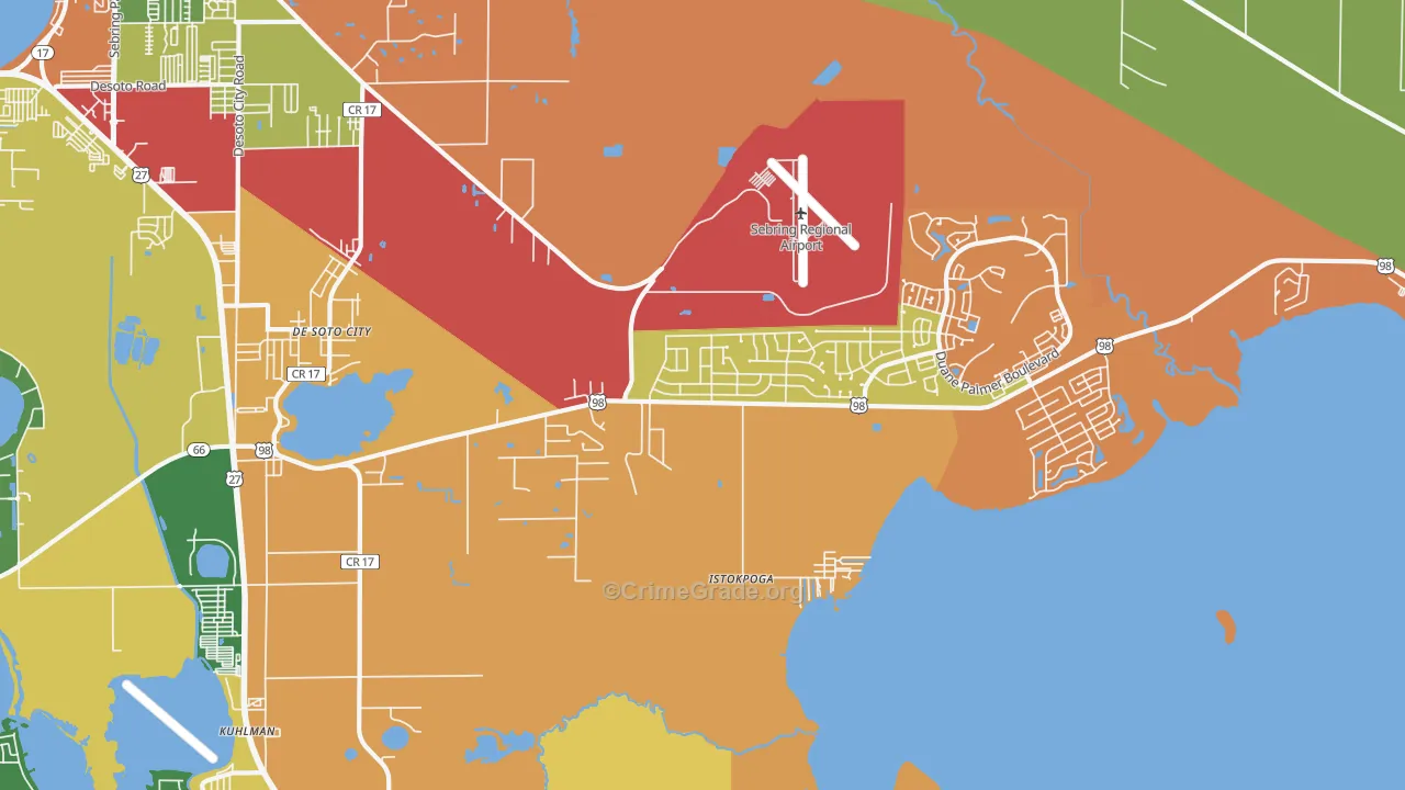33876, FL Map of Theft Rates