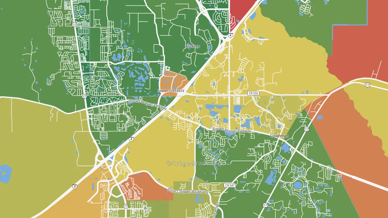 33896, FL Map of Theft Rates