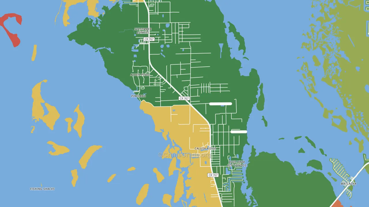 33922, FL Map of Theft Rates