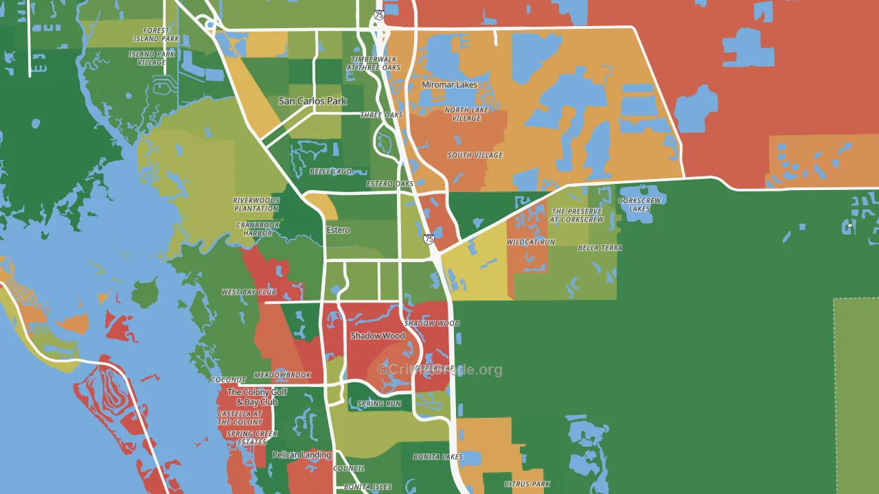 33928, FL Map of Theft Rates