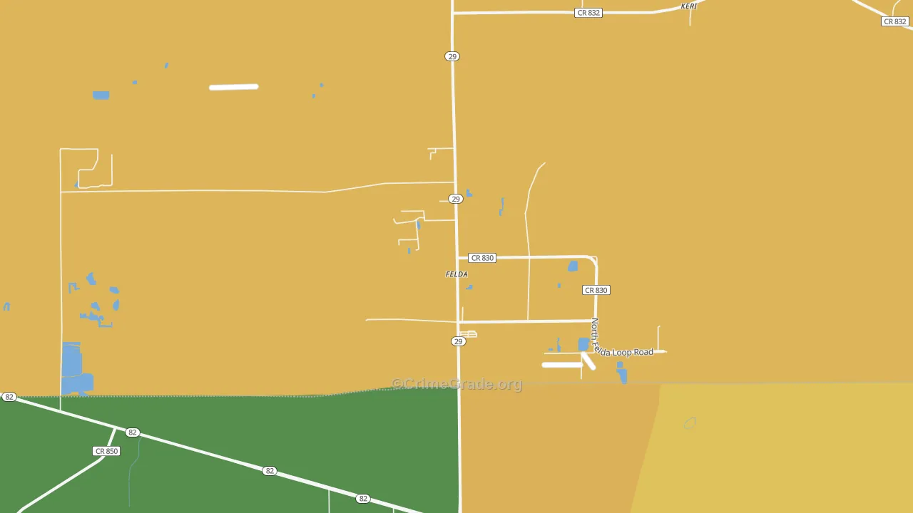33930, FL Map of Theft Rates