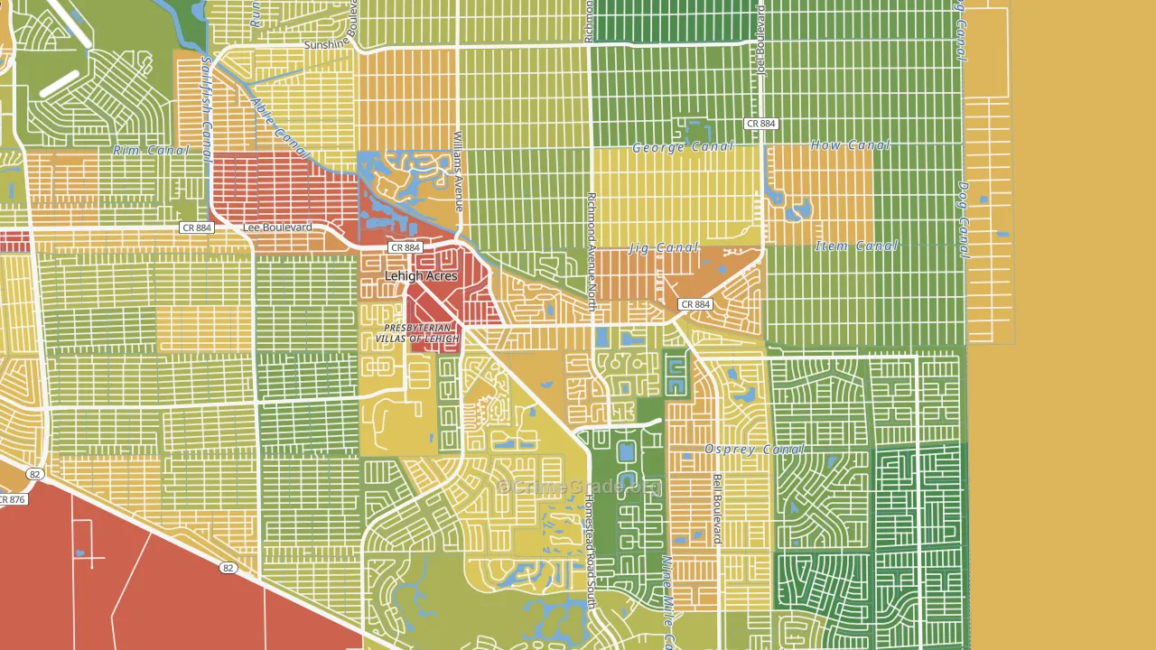 33936, FL Map of Theft Rates