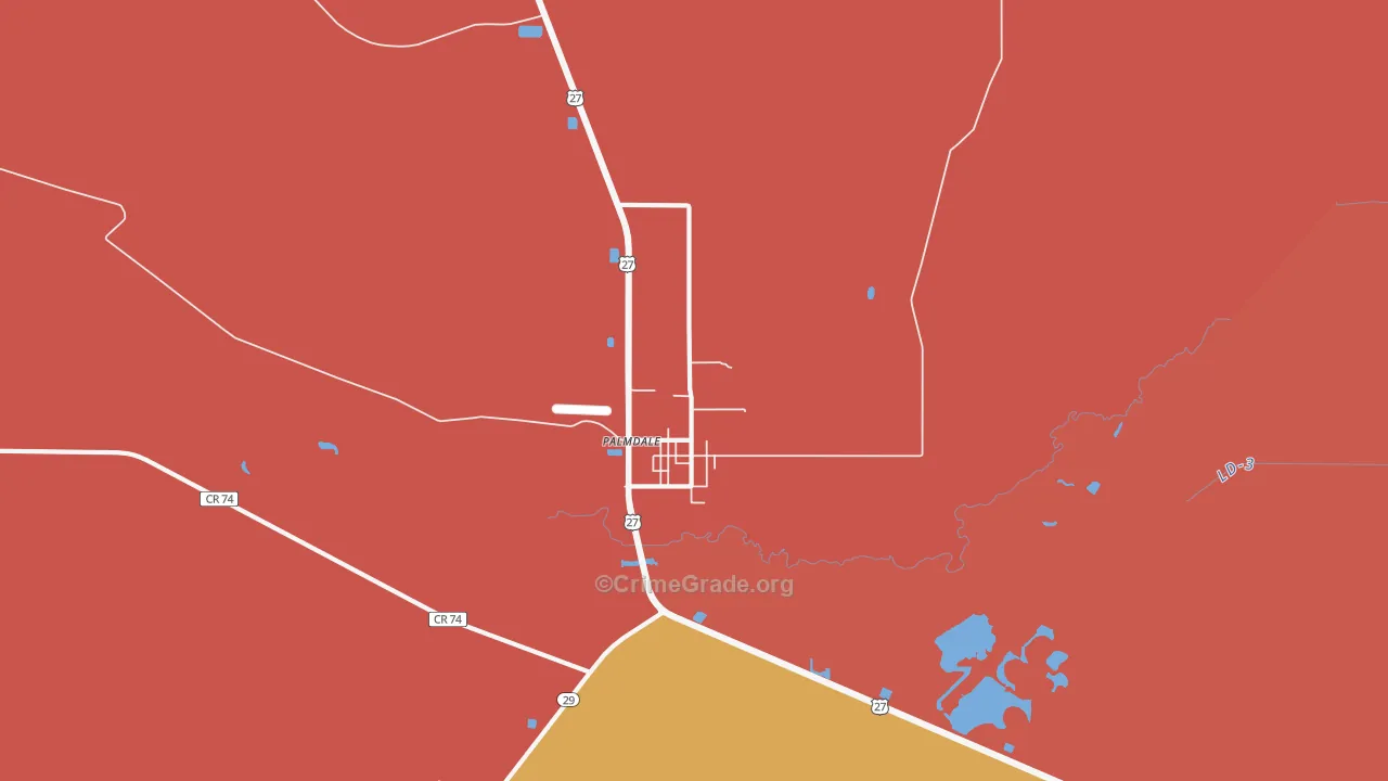 33944, FL Map of Theft Rates