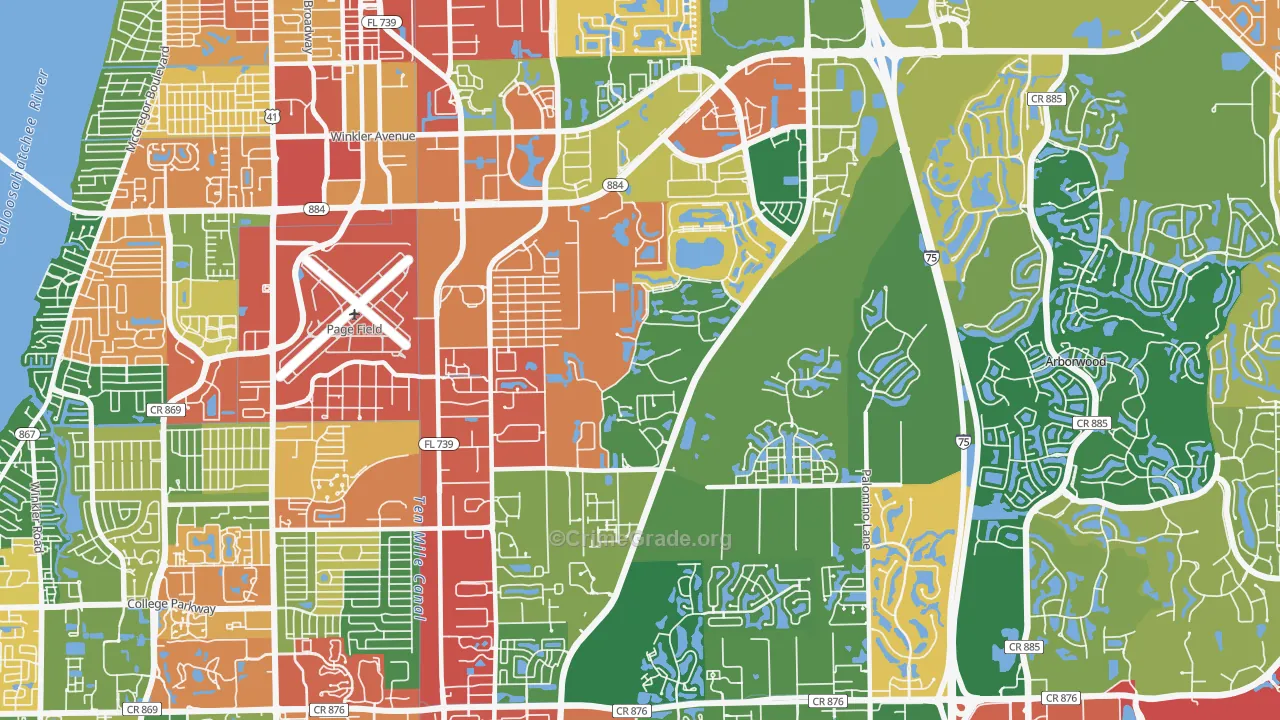 33966, FL Map of Theft Rates