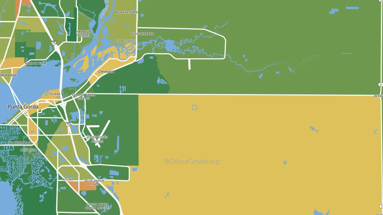 33982, FL Map of Theft Rates