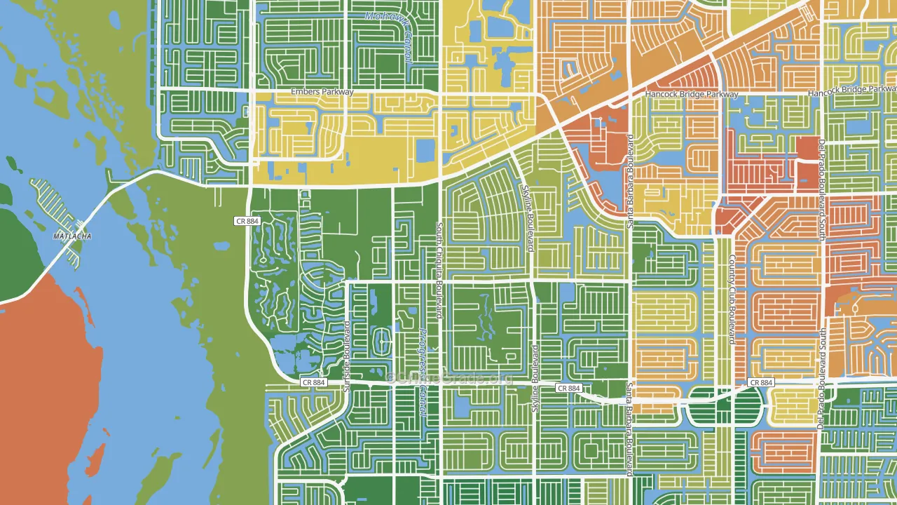 33991, FL Map of Theft Rates