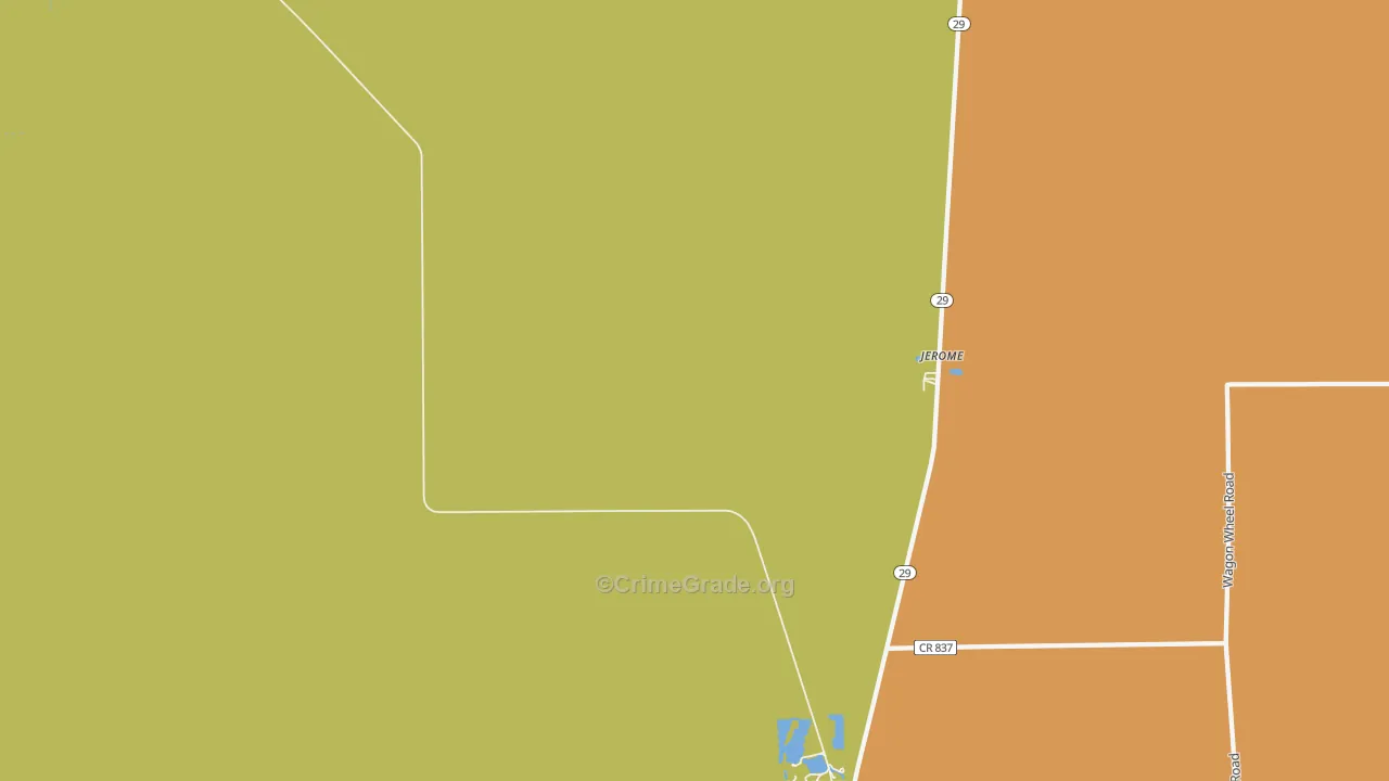34137, FL Map of Theft Rates