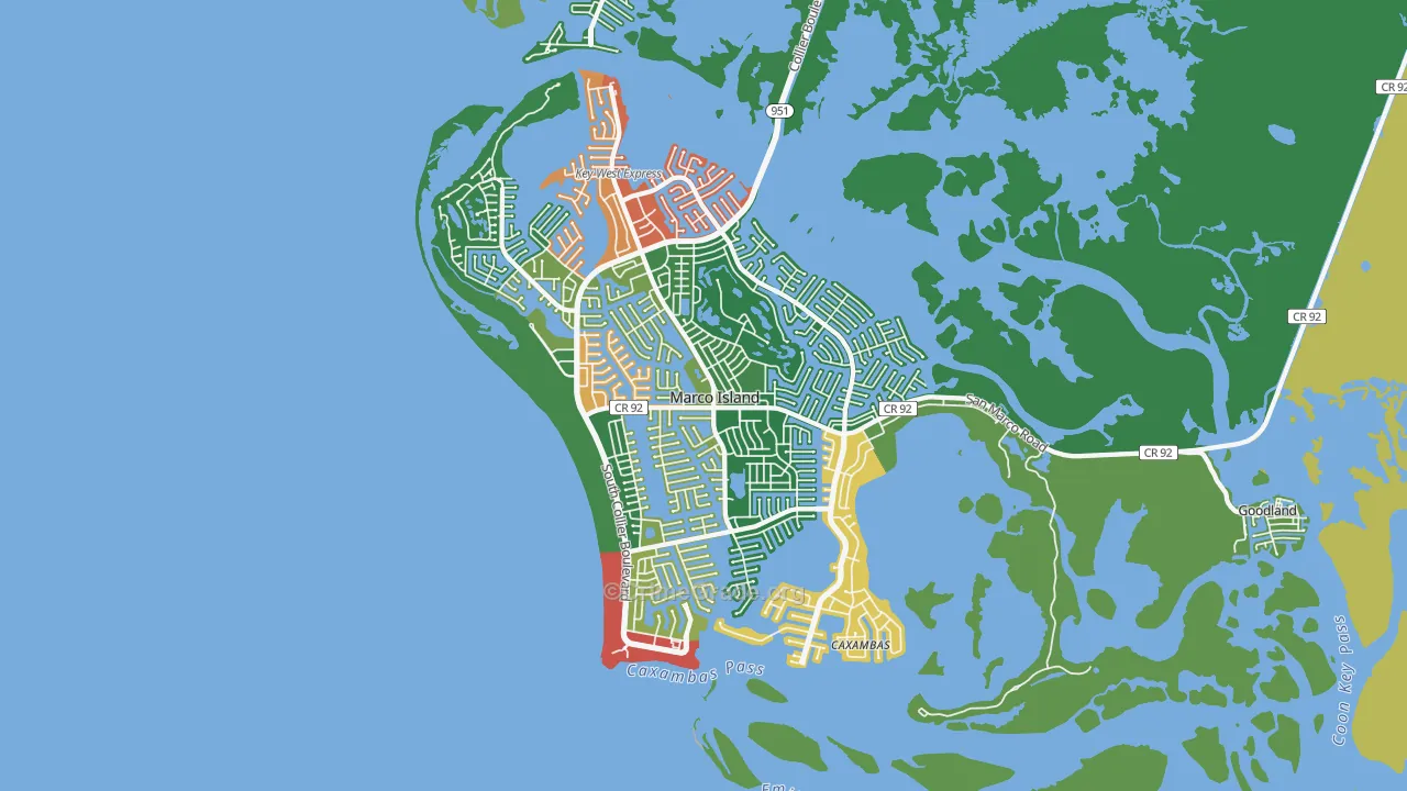 34145, FL Map of Theft Rates