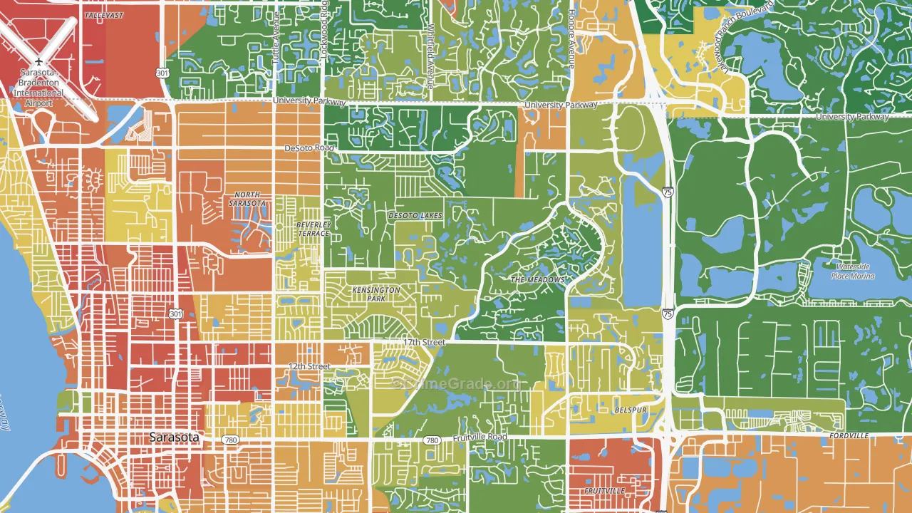 34235, FL Map of Theft Rates