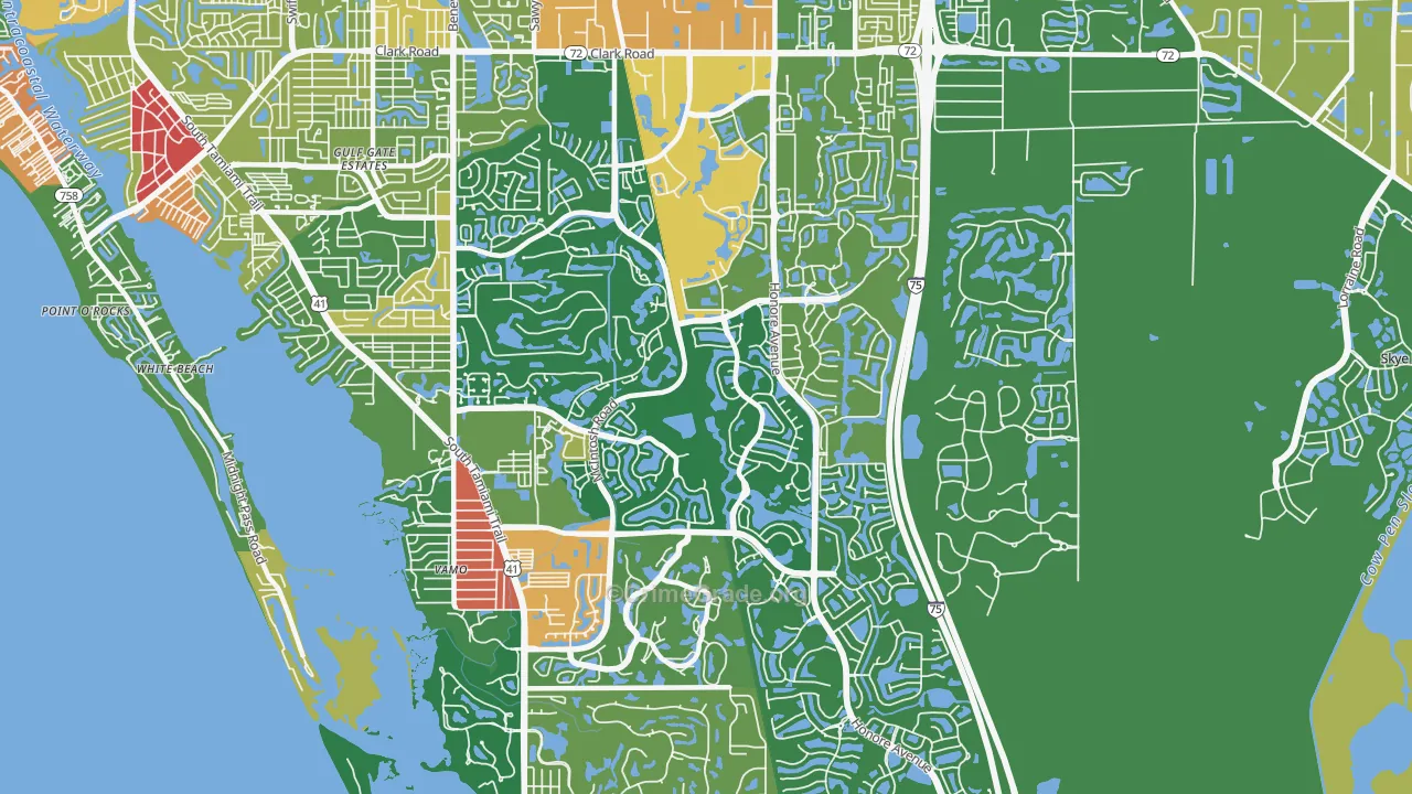 34238, FL Map of Theft Rates