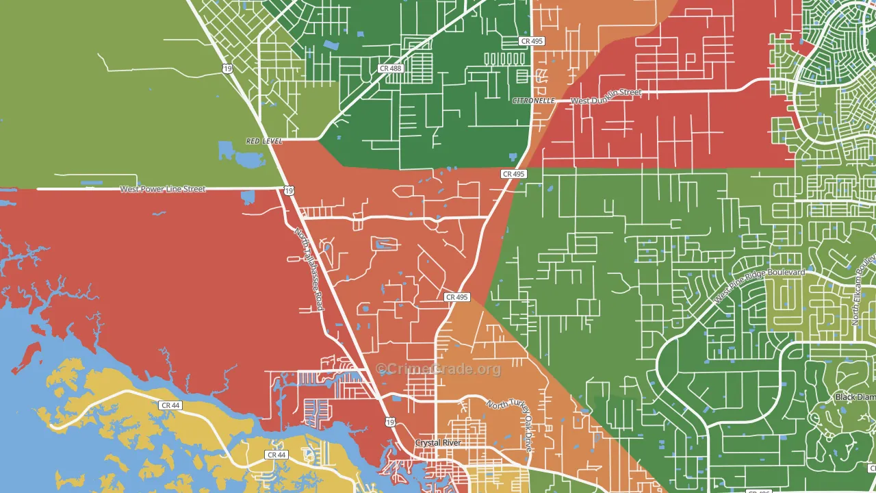 34428, FL Map of Theft Rates