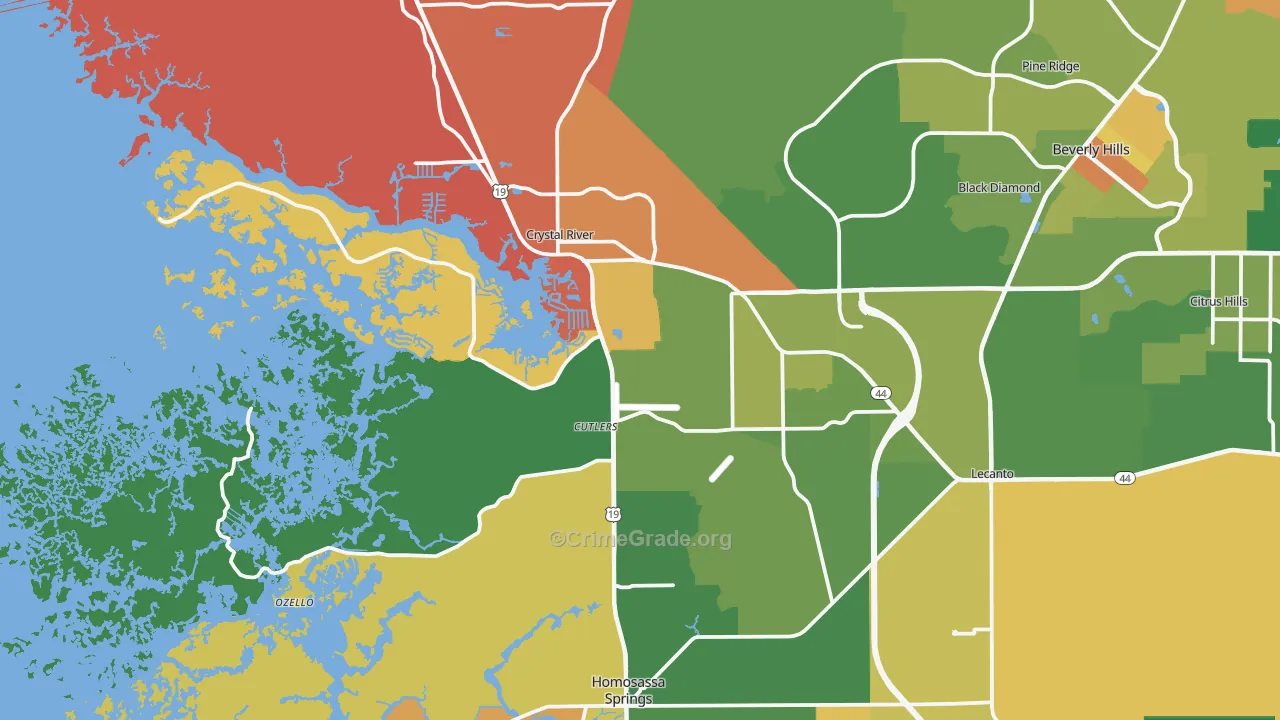 34429, FL Map of Theft Rates