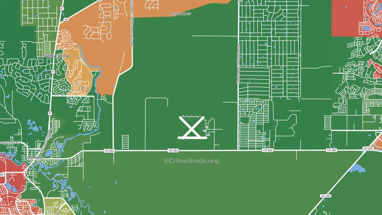 34432, FL Map of Theft Rates