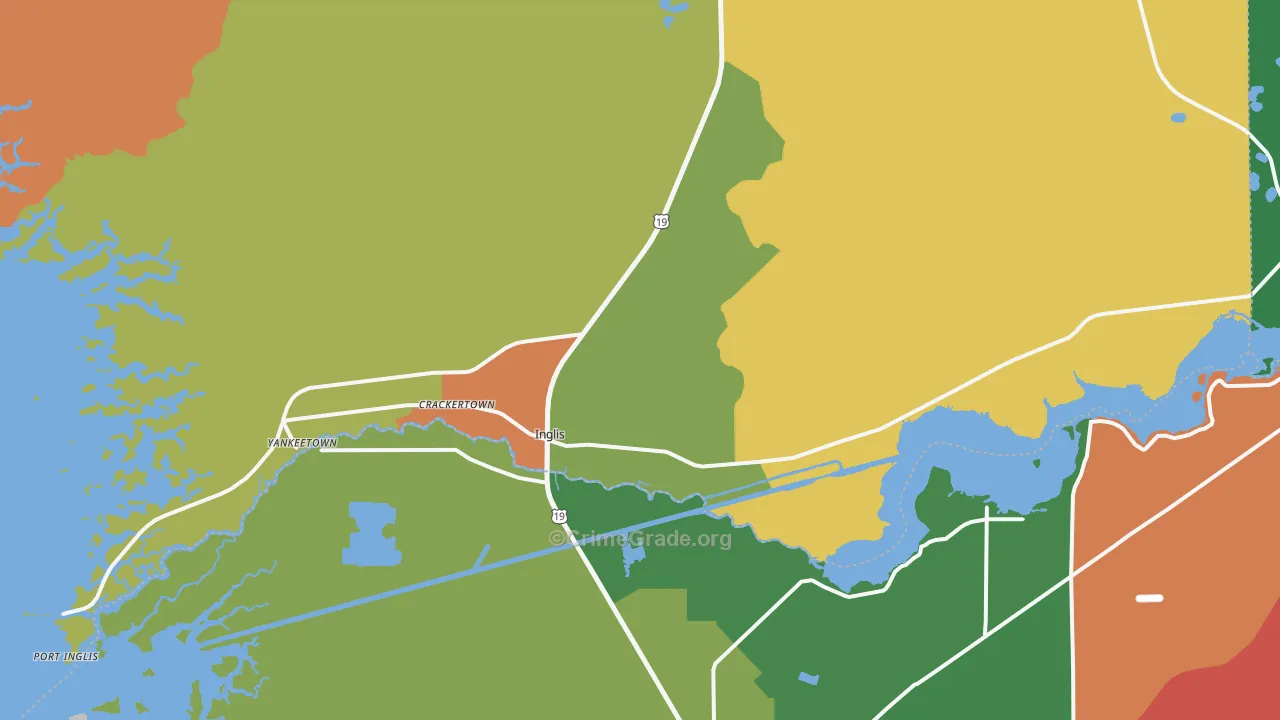 34449, FL Map of Theft Rates