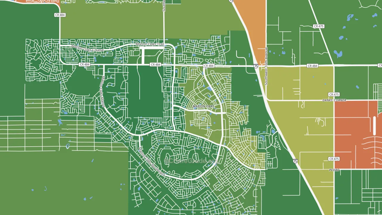 34473, FL Map of Theft Rates