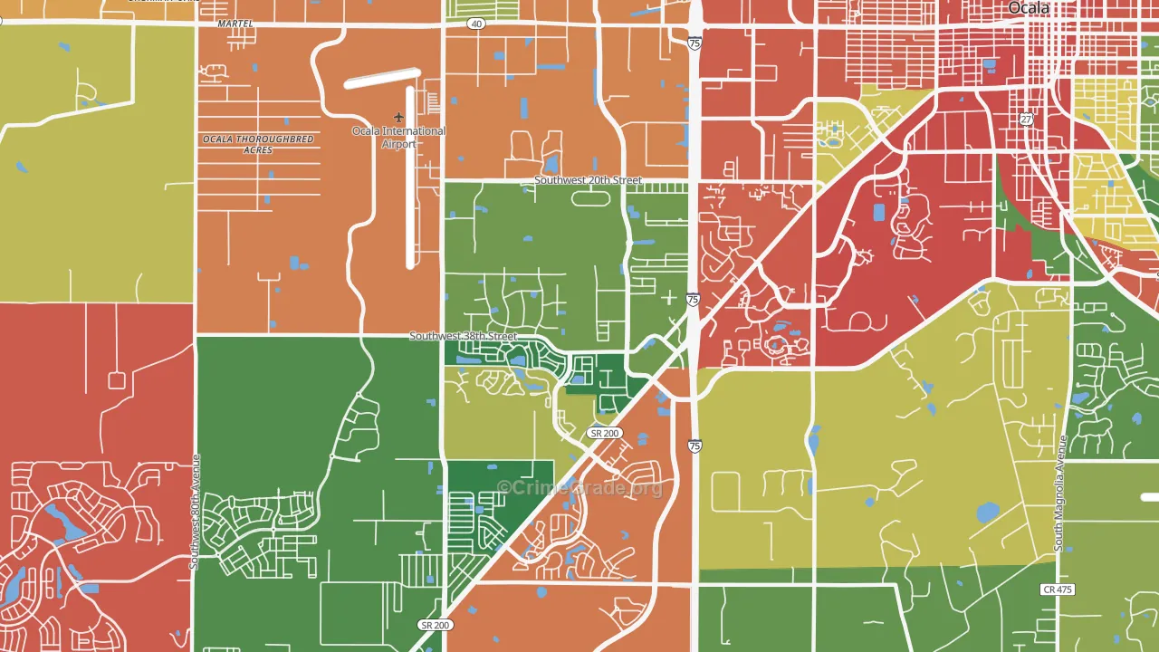 34474, FL Map of Theft Rates