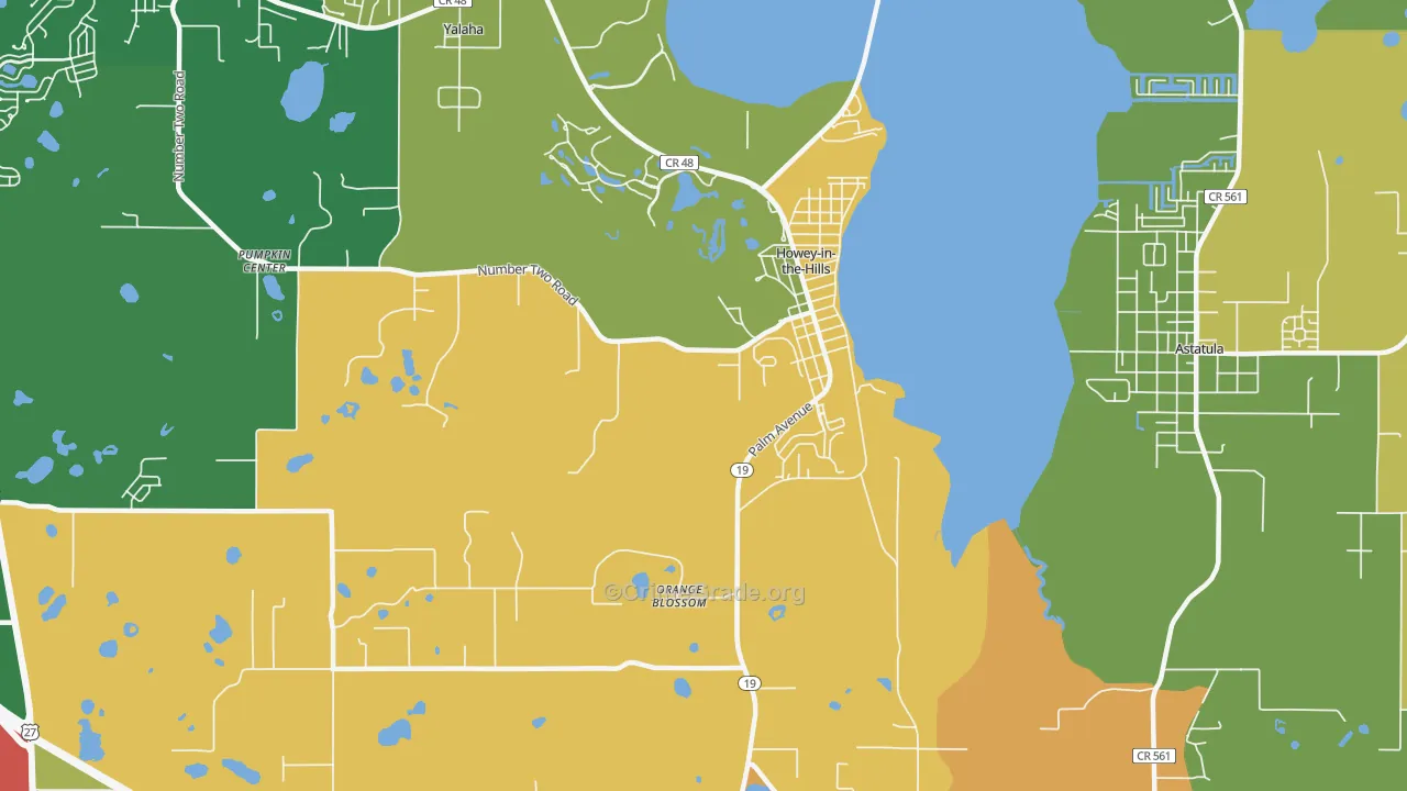 34737, FL Map of Theft Rates