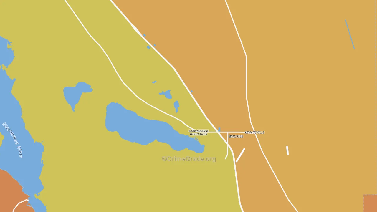 34739, FL Map of Theft Rates