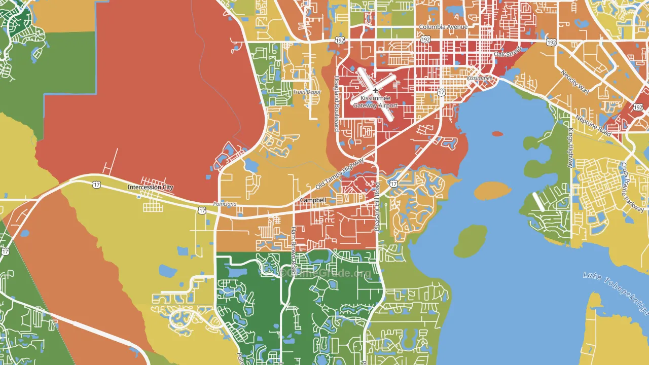 34746, FL Map of Theft Rates