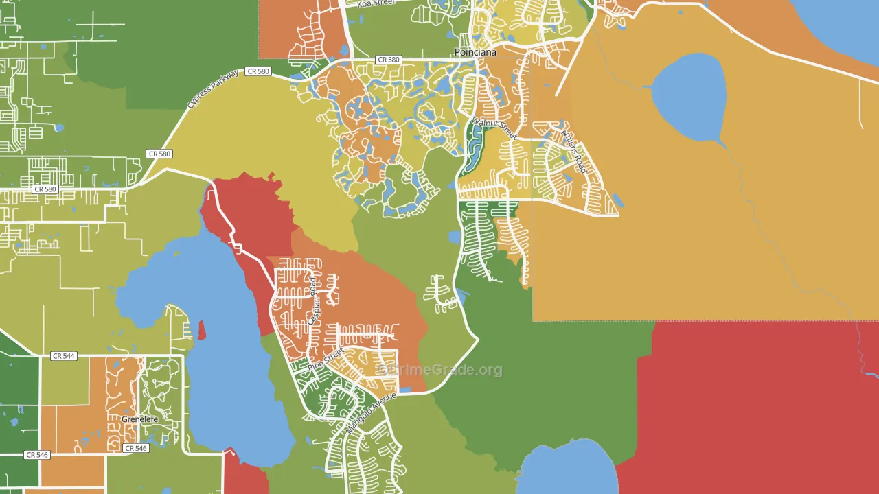 34759, FL Map of Theft Rates