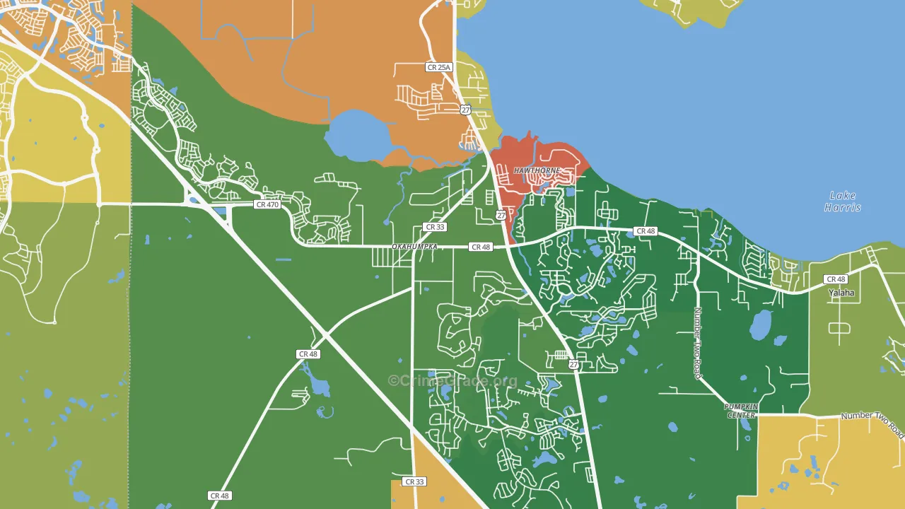34762, FL Map of Theft Rates