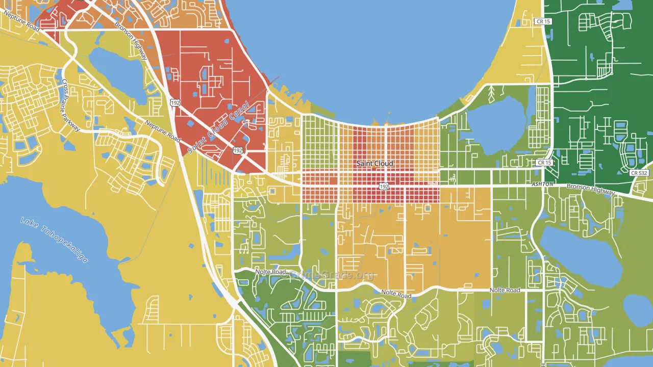 34769, FL Map of Theft Rates